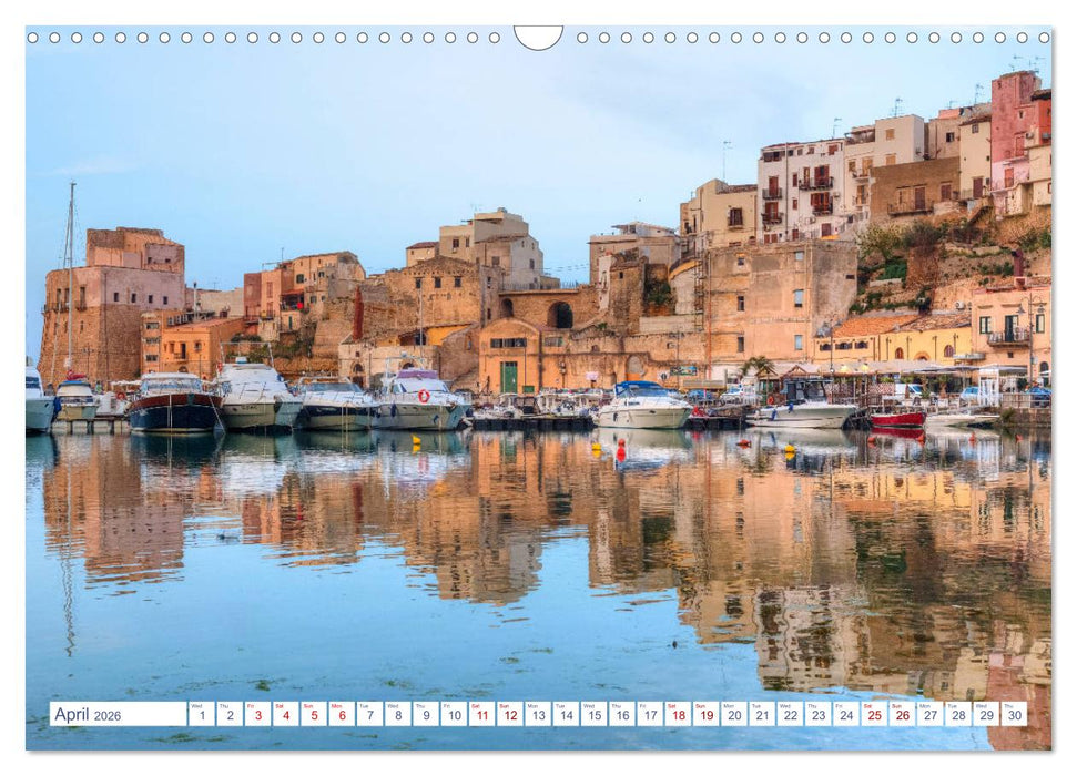Sicily The Different Italy (CALVENDO Monthly Calendar 2026)