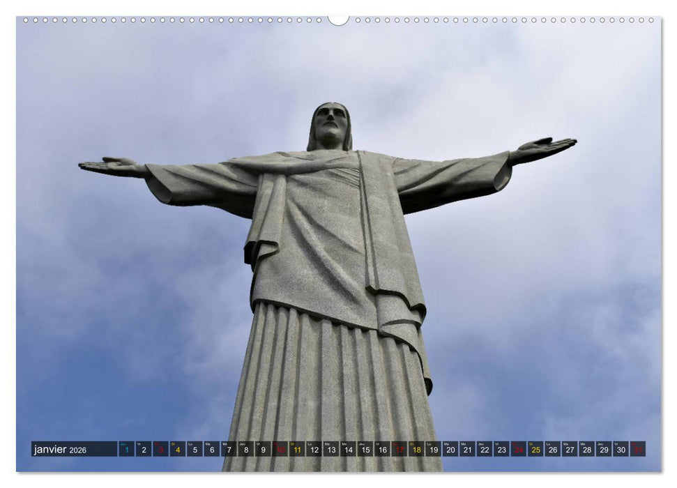 Tout simplement Rio de Janeiro (CALVENDO Calendrier supérieur 2026)