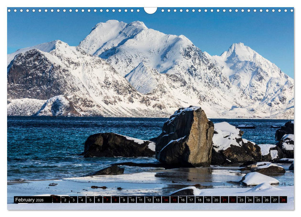 Lofoten. Nature Water Light (CALVENDO Monthly Calendar 2026)