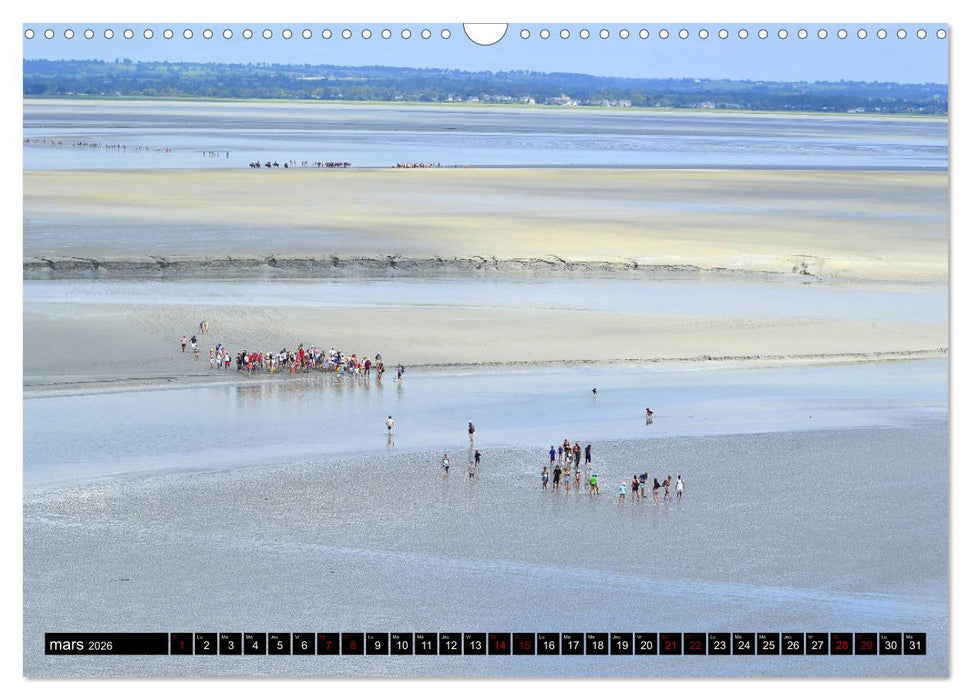Mont Saint-Michel (CALVENDO Calendrier mensuel 2026)