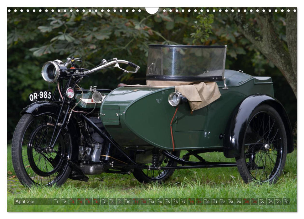 Classic Motorcycles (CALVENDO Monthly Calendar 2026)