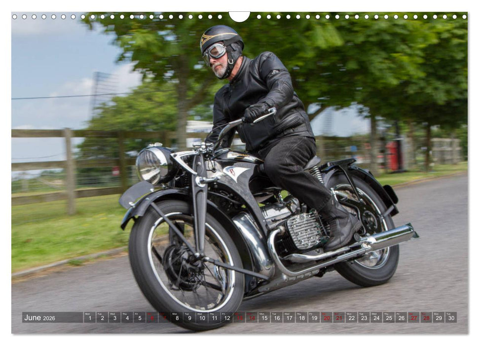 Classic Motorcycles (CALVENDO Monthly Calendar 2026)