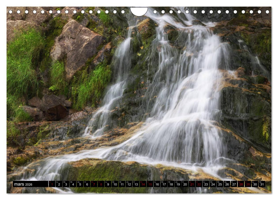 Paysages du Québec (CALVENDO Calendrier mensuel 2026)