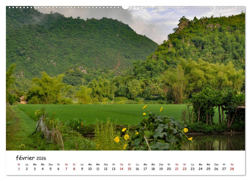 Vietnam du Nord au Sud (CALVENDO Calendrier supérieur 2026)