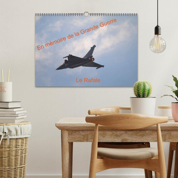 En mémoire de la Grande Guerre Le Rafale (CALVENDO Calendrier mensuel 2026)