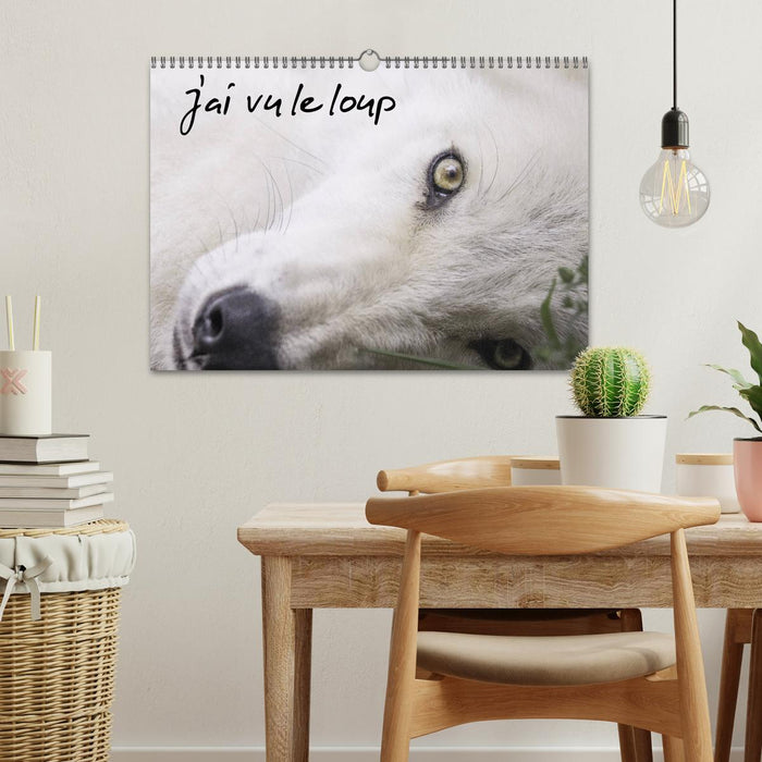J'ai vu le loup (CALVENDO Calendrier mensuel 2026)