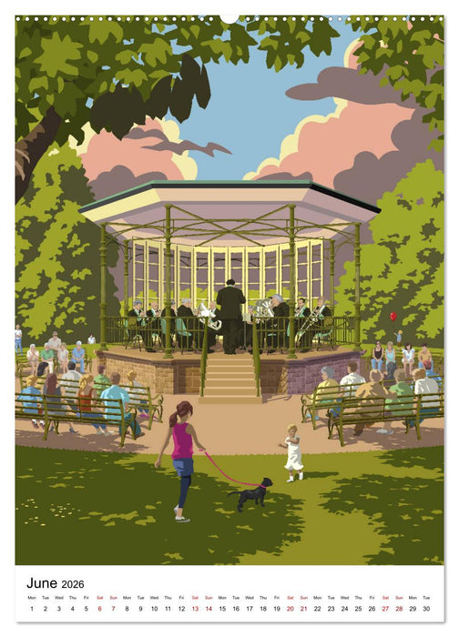 Ilkeston, Past and Present (CALVENDO Premium-Calendar 2026)