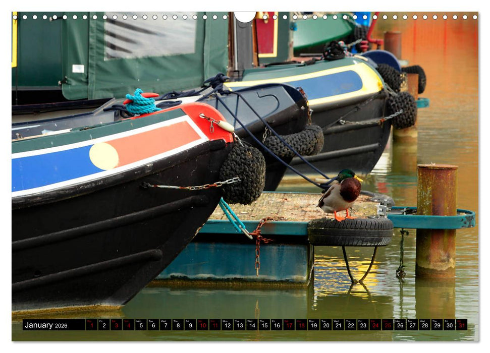Narrowboats (CALVENDO Monthly Calendar 2026)