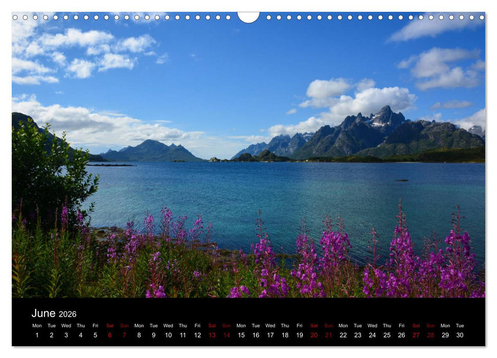 The magical Lofoten Islands (CALVENDO Monthly Calendar 2026)