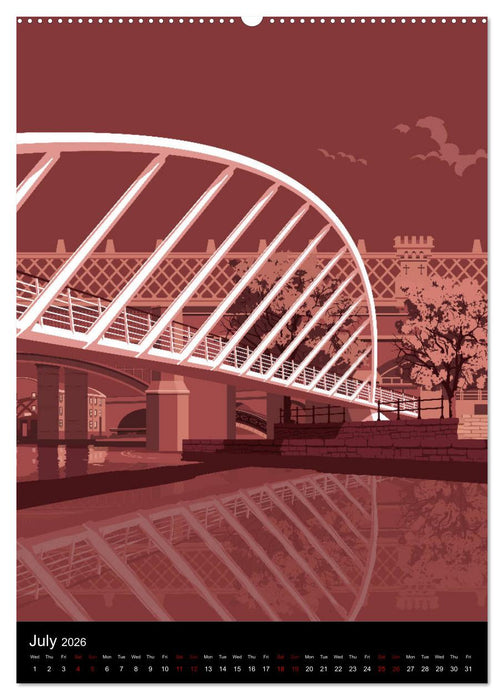 Manchester, Homage to a Great City. (CALVENDO Premium-Calendar 2026)