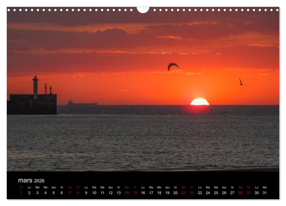 La beauté de la Côte d'Opale (CALVENDO Calendrier mensuel 2026)