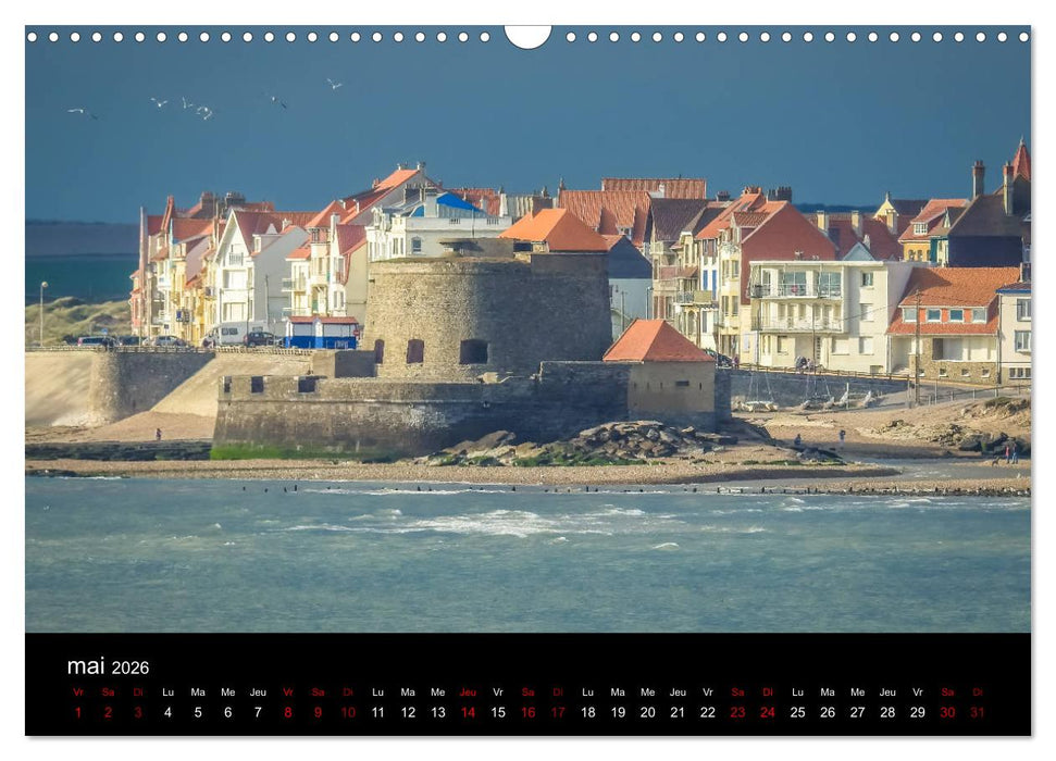 La beauté de la Côte d'Opale (CALVENDO Calendrier mensuel 2026)