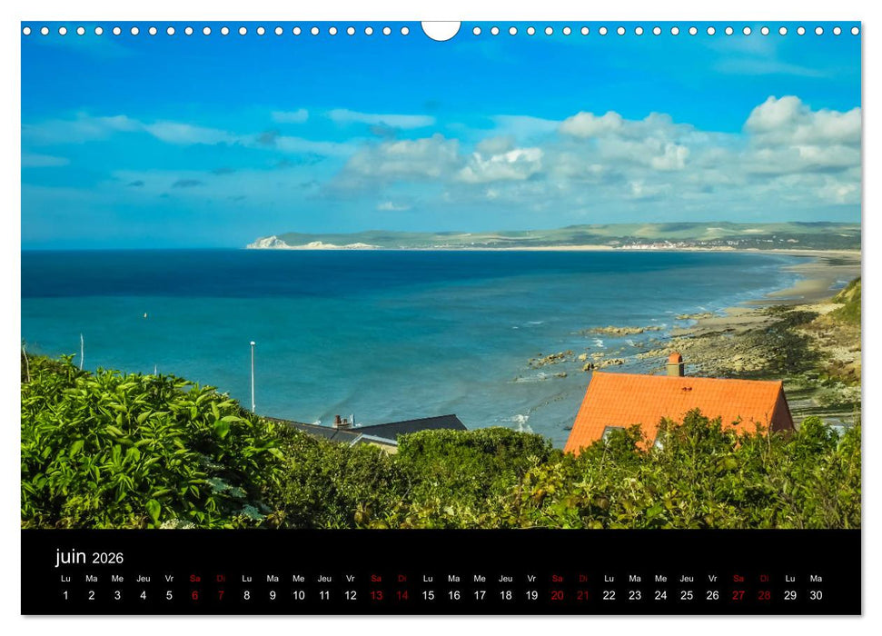 La beauté de la Côte d'Opale (CALVENDO Calendrier mensuel 2026)
