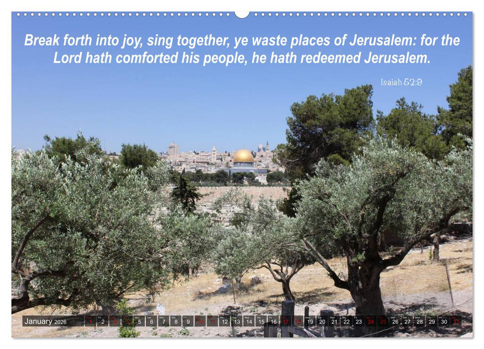 ISRAEL (CALVENDO Premium-Calendar 2026)