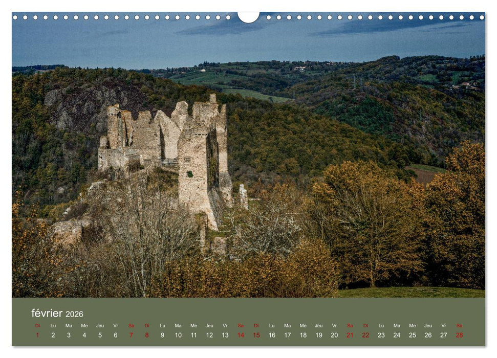 Bourbonnais en Auvergne (CALVENDO Calendrier mensuel 2026)
