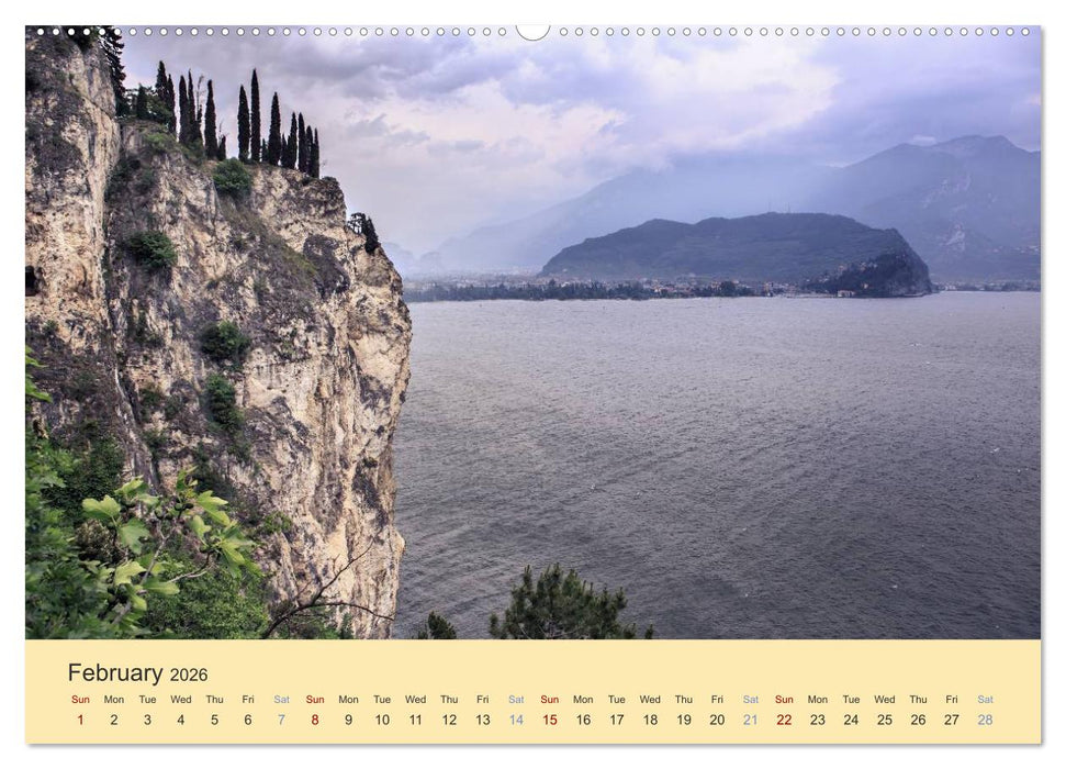 Riva del Garda - the pearl of Lake Garda (CALVENDO Premium-Calendar 2026)