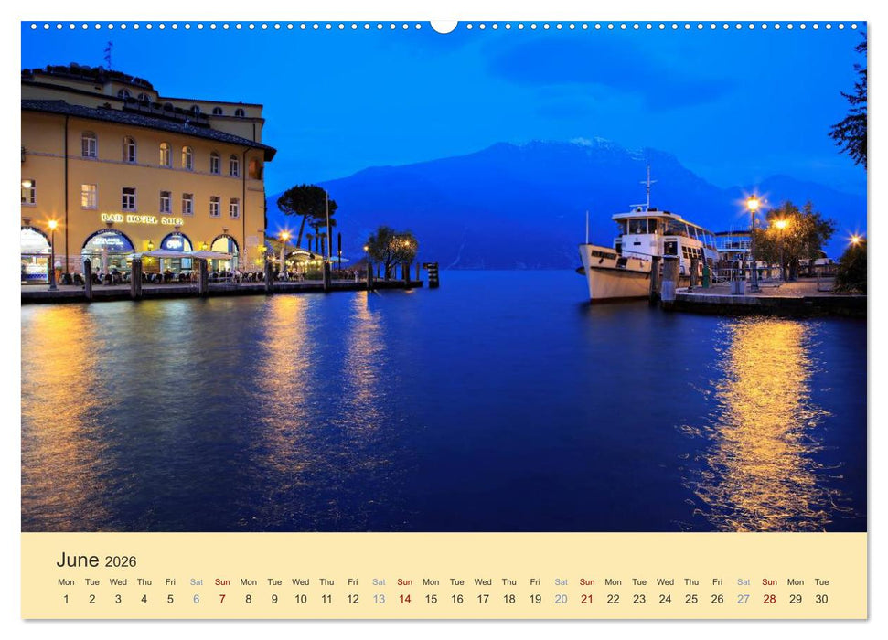 Riva del Garda - the pearl of Lake Garda (CALVENDO Premium-Calendar 2026)