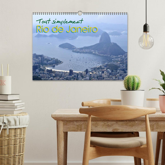 Tout simplement Rio de Janeiro (CALVENDO Calendrier mensuel 2026)