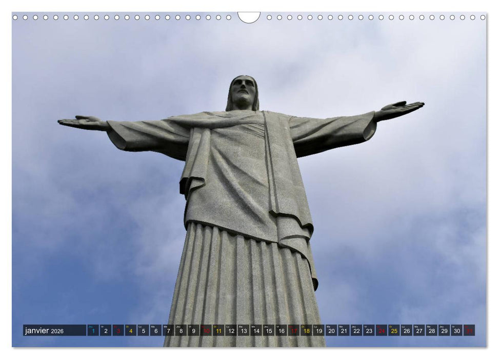 Tout simplement Rio de Janeiro (CALVENDO Calendrier mensuel 2026)