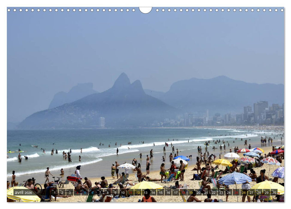 Tout simplement Rio de Janeiro (CALVENDO Calendrier mensuel 2026)
