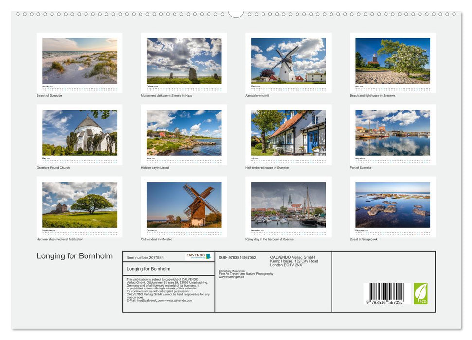Longing for Bornholm (CALVENDO Premium-Calendar 2026)