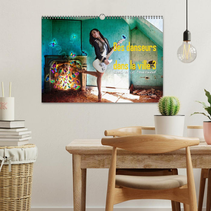 Des danseurs dans la ville 3 L'Oeil et le Mouvement (CALVENDO Calendrier mensuel 2026)