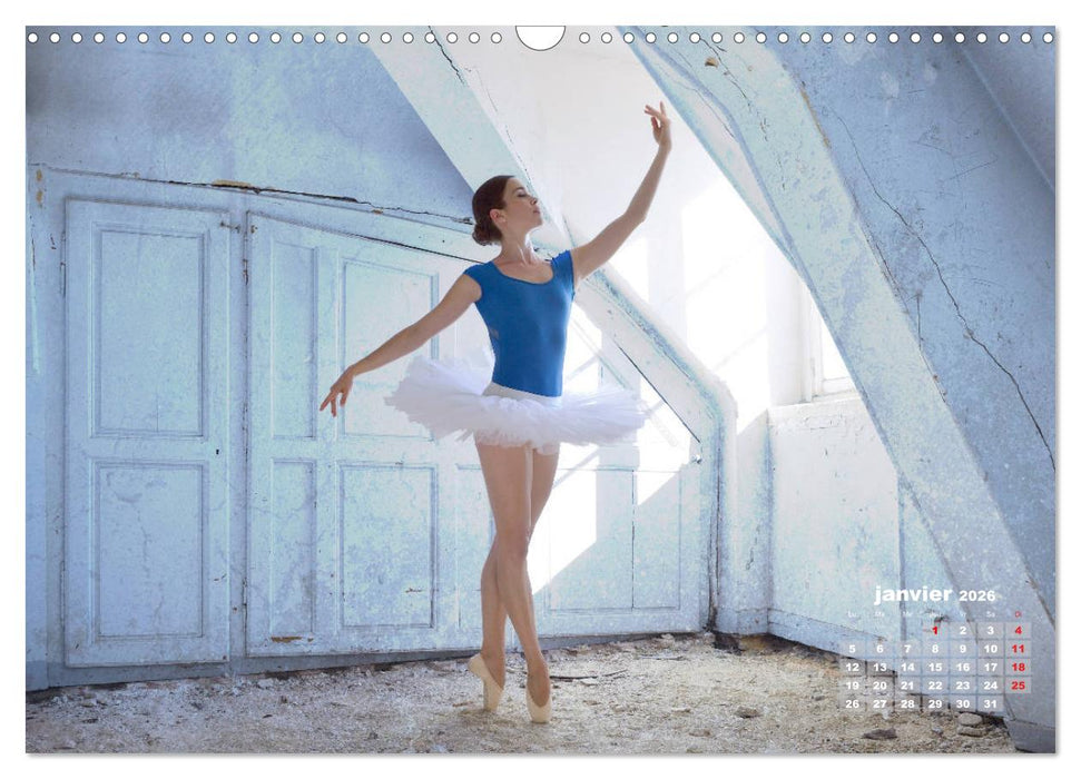 Des danseurs dans la ville 3 L'Oeil et le Mouvement (CALVENDO Calendrier mensuel 2026)