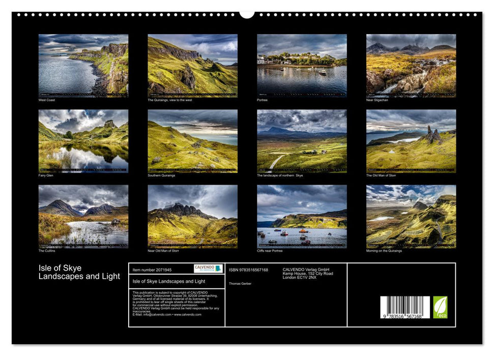 Isle of Skye Landscapes and Light (CALVENDO Premium-Calendar 2026)