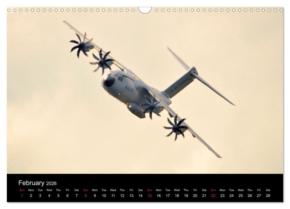 Airbus A400M Atlas (CALVENDO Monthly Calendar 2026)