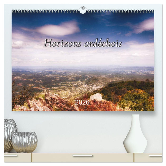 Horizons ardéchois (CALVENDO Calendrier supérieur 2026)