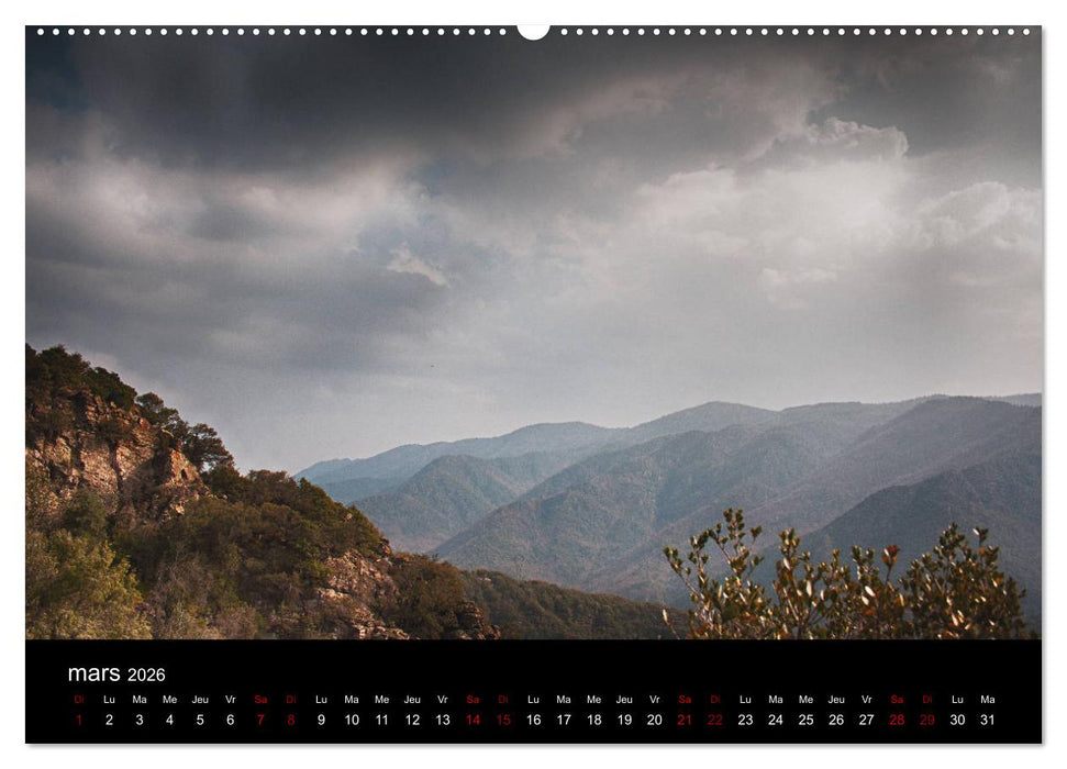 Horizons ardéchois (CALVENDO Calendrier supérieur 2026)