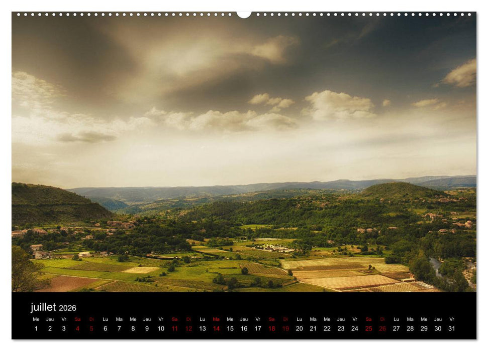 Horizons ardéchois (CALVENDO Calendrier supérieur 2026)