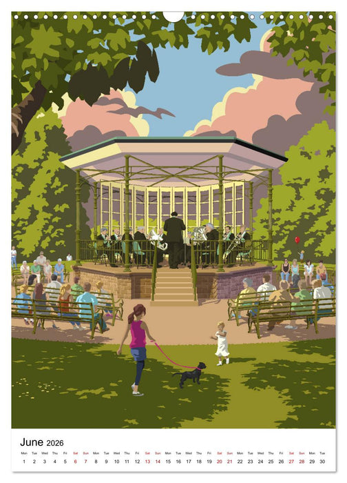 Ilkeston, Past and Present (CALVENDO Monthly Calendar 2026)