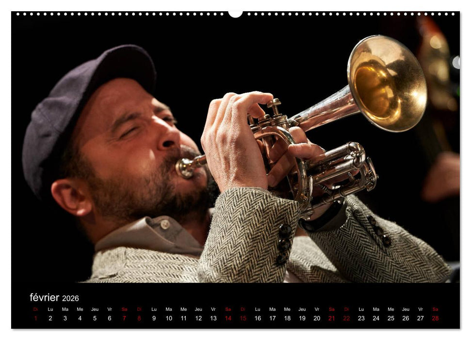 Jazz Trompettes (CALVENDO Calendrier supérieur 2026)