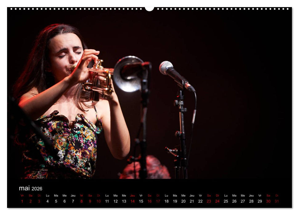 Jazz Trompettes (CALVENDO Calendrier supérieur 2026)