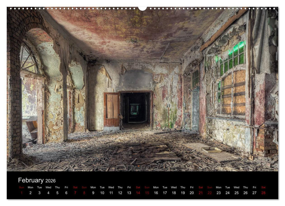 Abandoned Places in Germany (CALVENDO Premium-Calendar 2026)