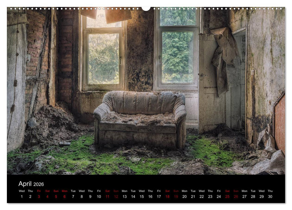 Abandoned Places in Germany (CALVENDO Premium-Calendar 2026)