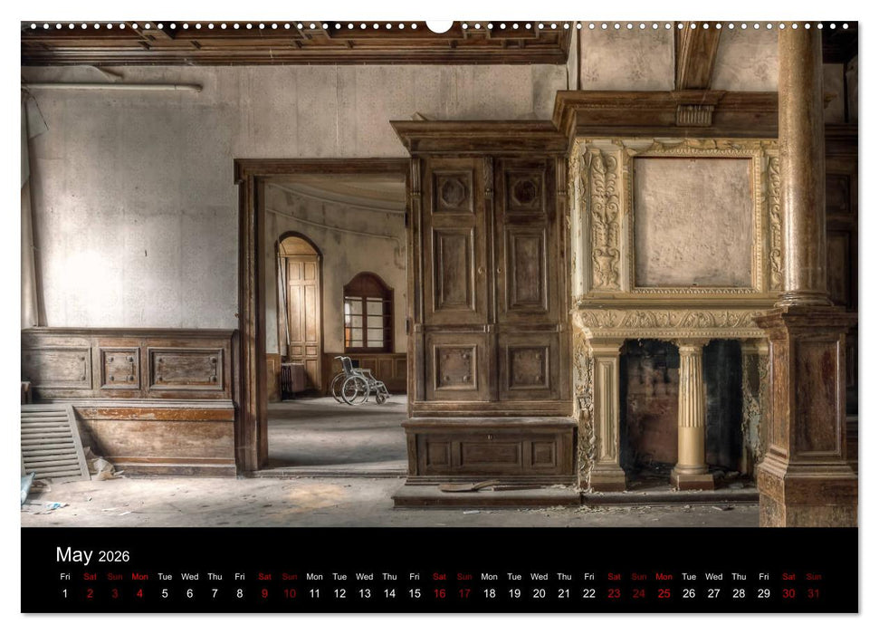 Abandoned Places in Germany (CALVENDO Premium-Calendar 2026)