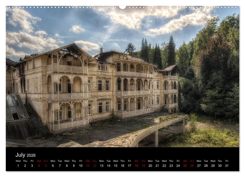 Abandoned Places in Germany (CALVENDO Premium-Calendar 2026)