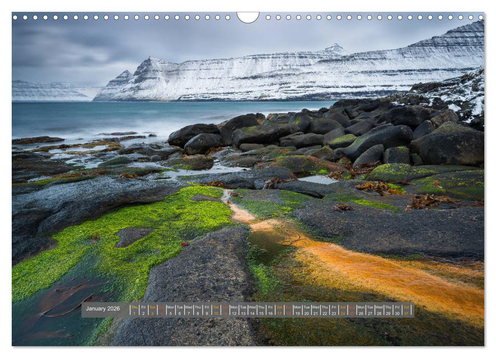 Spectacular beauty - Faroe Islands (CALVENDO Monthly Calendar 2026)