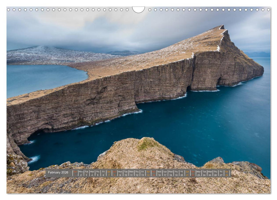 Spectacular beauty - Faroe Islands (CALVENDO Monthly Calendar 2026)