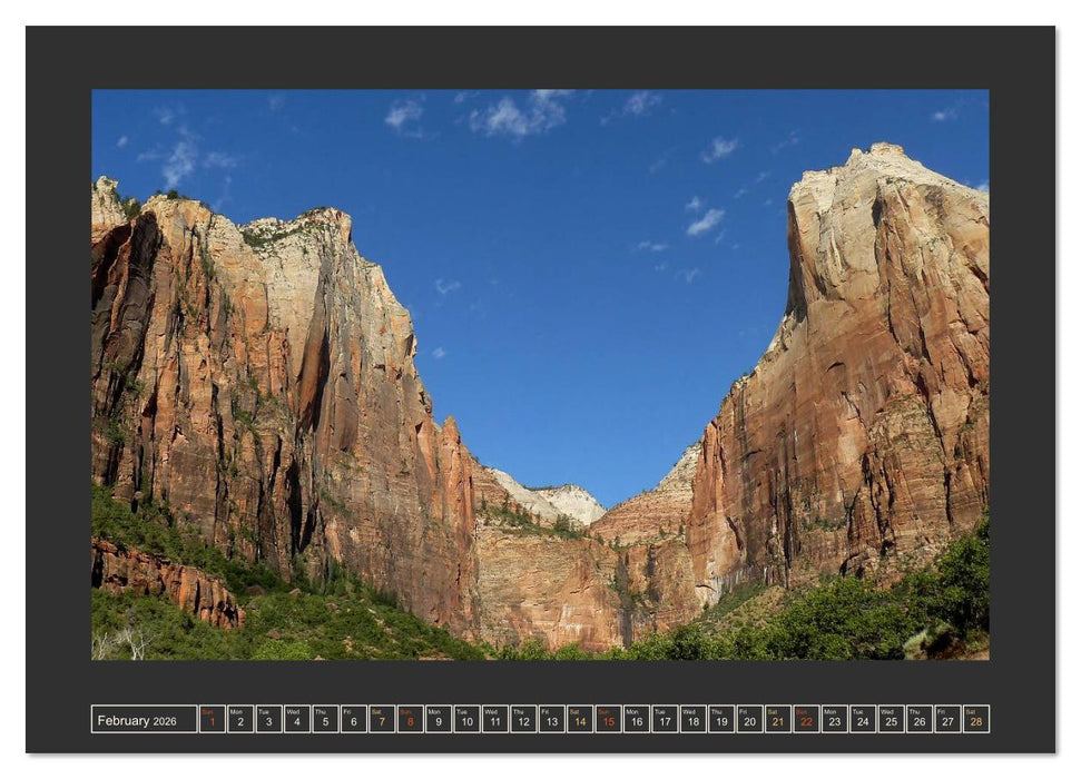 Hiking on the Colorado Plateau (CALVENDO Monthly Calendar 2026)