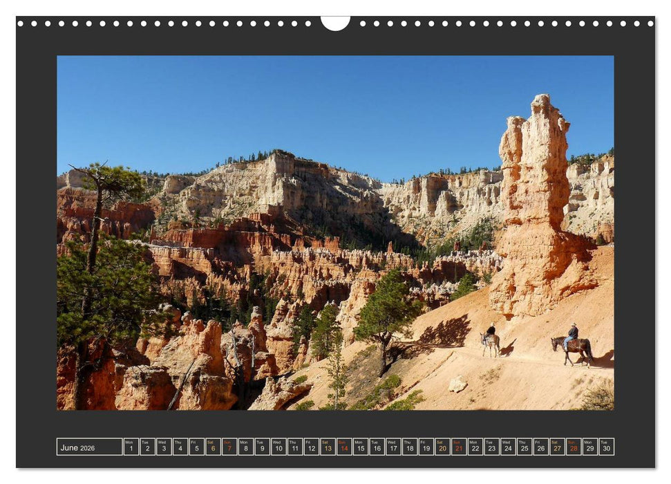 Hiking on the Colorado Plateau (CALVENDO Monthly Calendar 2026)