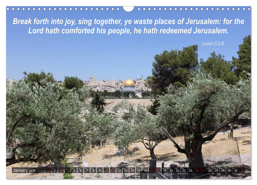 ISRAEL (CALVENDO Monthly Calendar 2026)