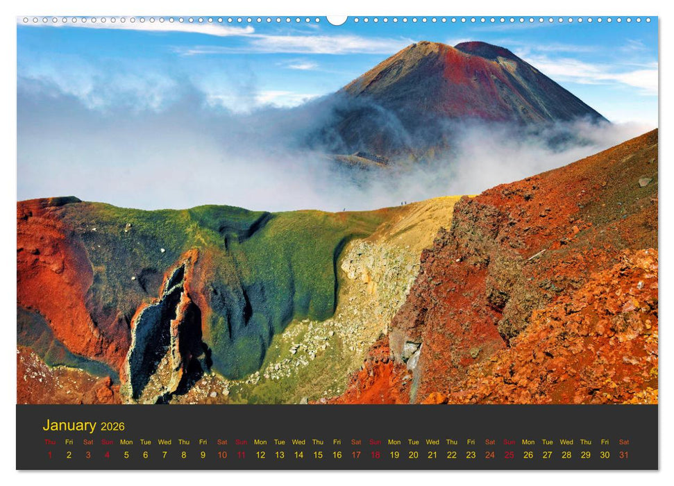 Spirit of New Zealand (CALVENDO Premium-Calendar 2026)