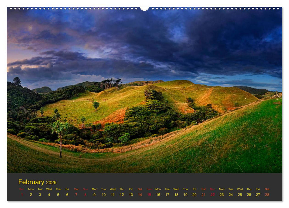 Spirit of New Zealand (CALVENDO Premium-Calendar 2026)