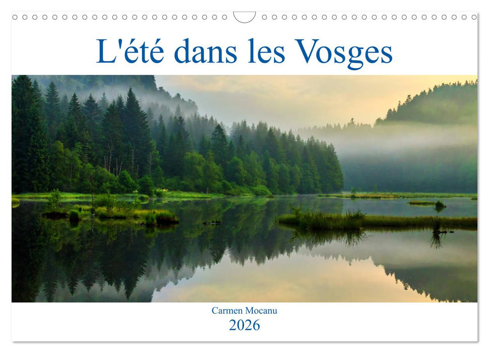 L'été dans les Vosges (CALVENDO Calendrier mensuel 2026)