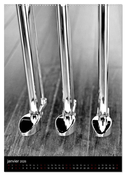 Au son du piano (CALVENDO Calendrier supérieur 2026)