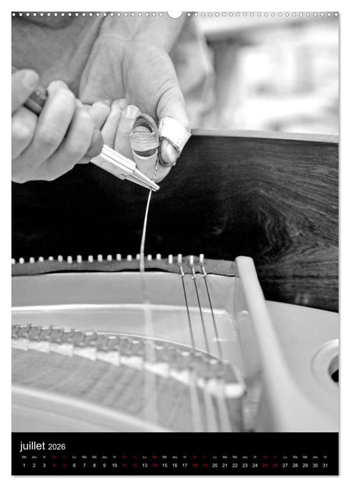 Au son du piano (CALVENDO Calendrier supérieur 2026)