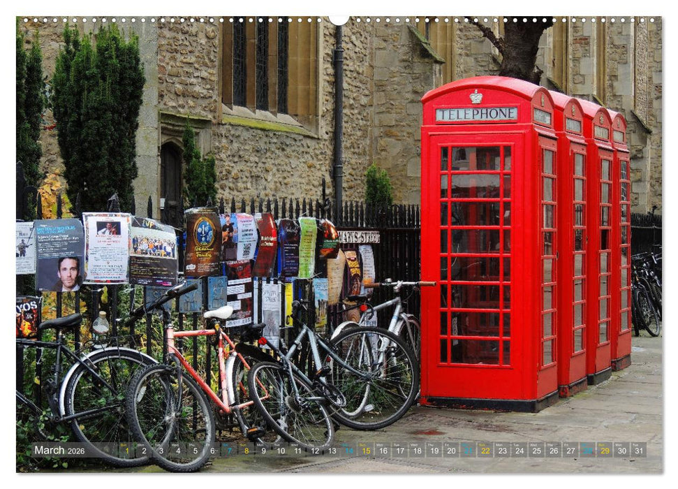 The historic Cambridge (CALVENDO Premium-Calendar 2026)